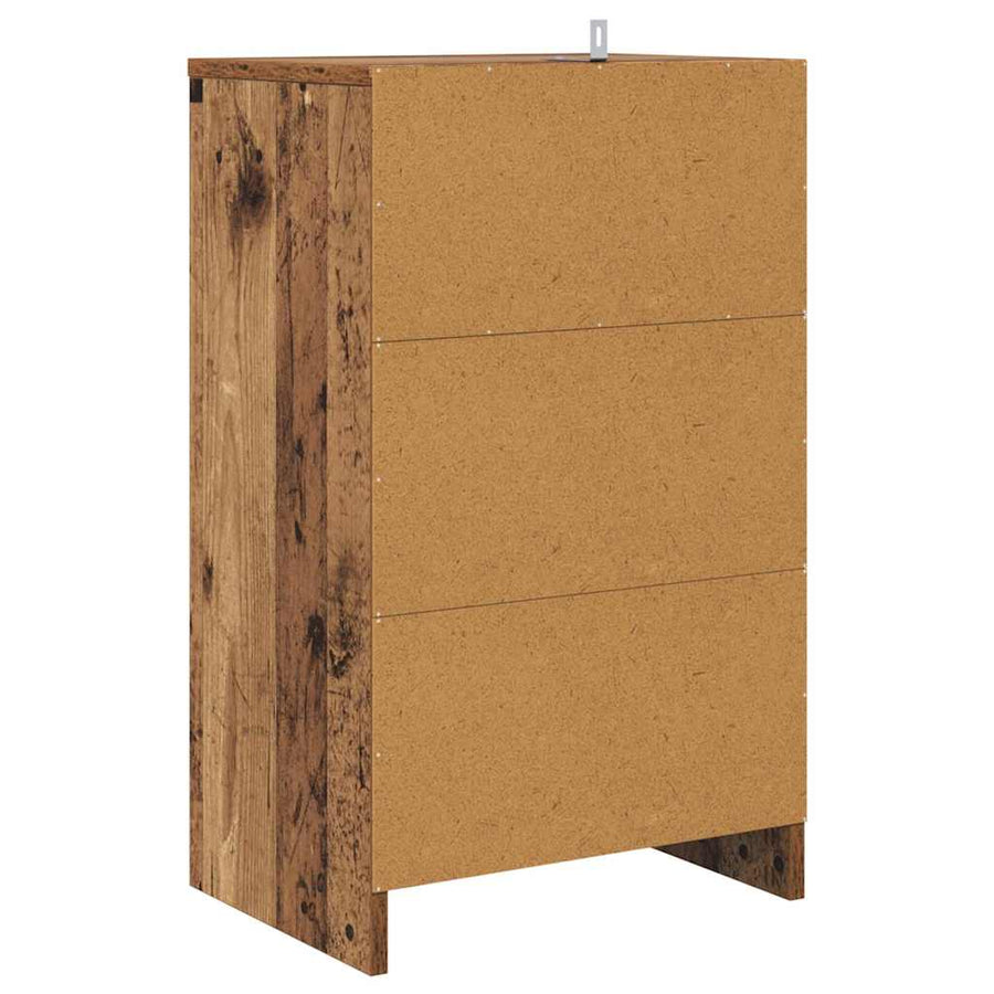 Nachtkastjes 2 pcs Oud Hout 40 x 30 x 467 cm Bewerkt hout