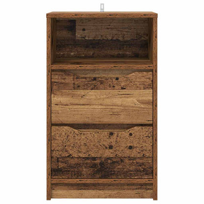 Nachtkastjes 2 pcs Oud Hout 40 x 30 x 467 cm Bewerkt hout