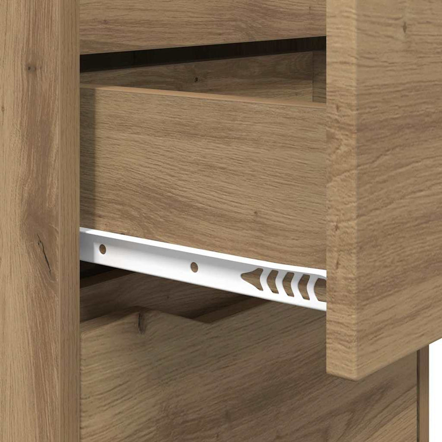 Nachtkastjes 2 pcs Artisan Eiken 40 x 30 x 467 cm Bewerkt hout