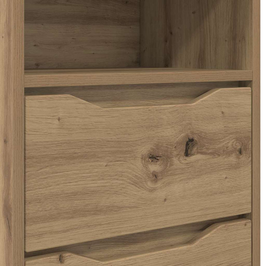 Nachtkastjes 2 pcs Artisan Eiken 40 x 30 x 467 cm Bewerkt hout