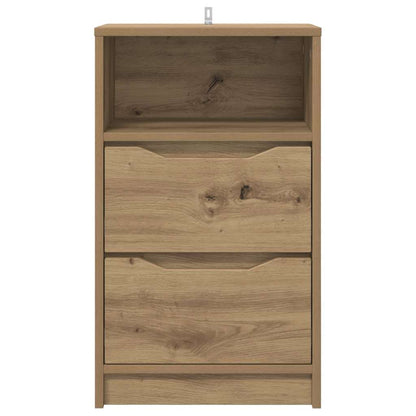 Nachtkastjes 2 pcs Artisan Eiken 40 x 30 x 467 cm Bewerkt hout