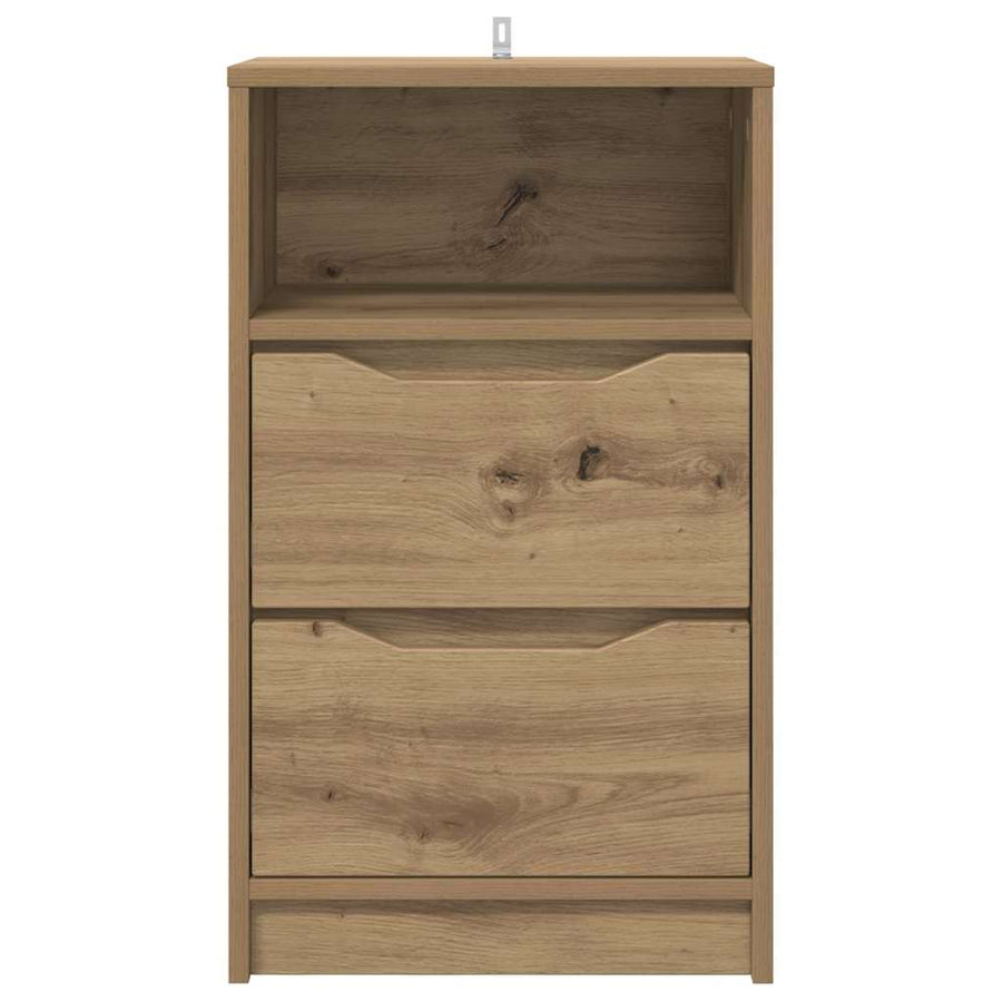 Nachtkastjes 2 pcs Artisan Eiken 40 x 30 x 467 cm Bewerkt hout