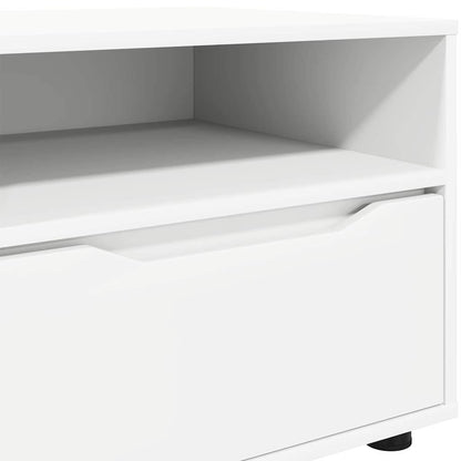 TV-kast met lade Wit 100 x 48 x 43 cm Bewerkt hout
