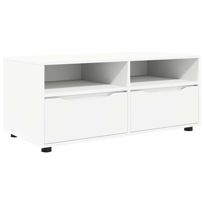 TV-kast met lade Wit 100 x 48 x 43 cm Bewerkt hout