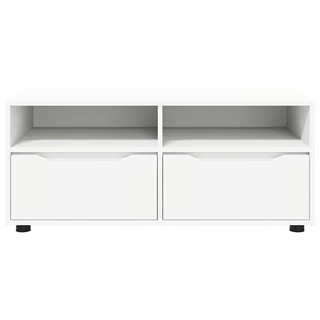 TV-kast met lade Wit 100 x 48 x 43 cm Bewerkt hout