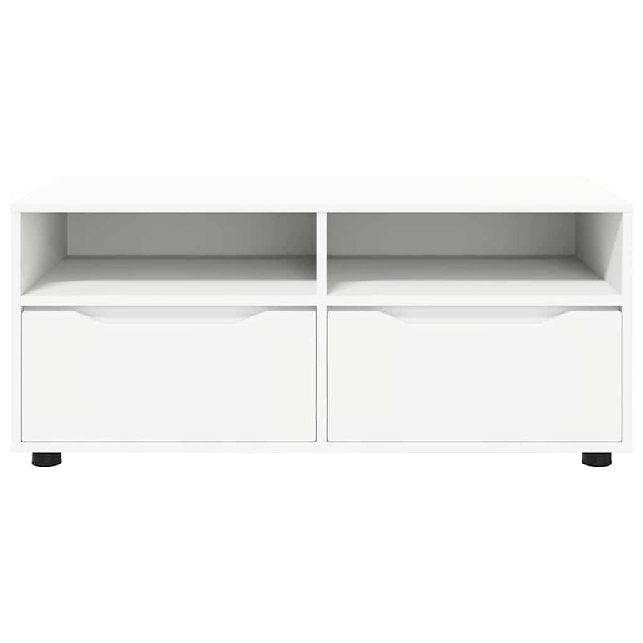 TV-kast met lade Wit 100 x 48 x 43 cm Bewerkt hout