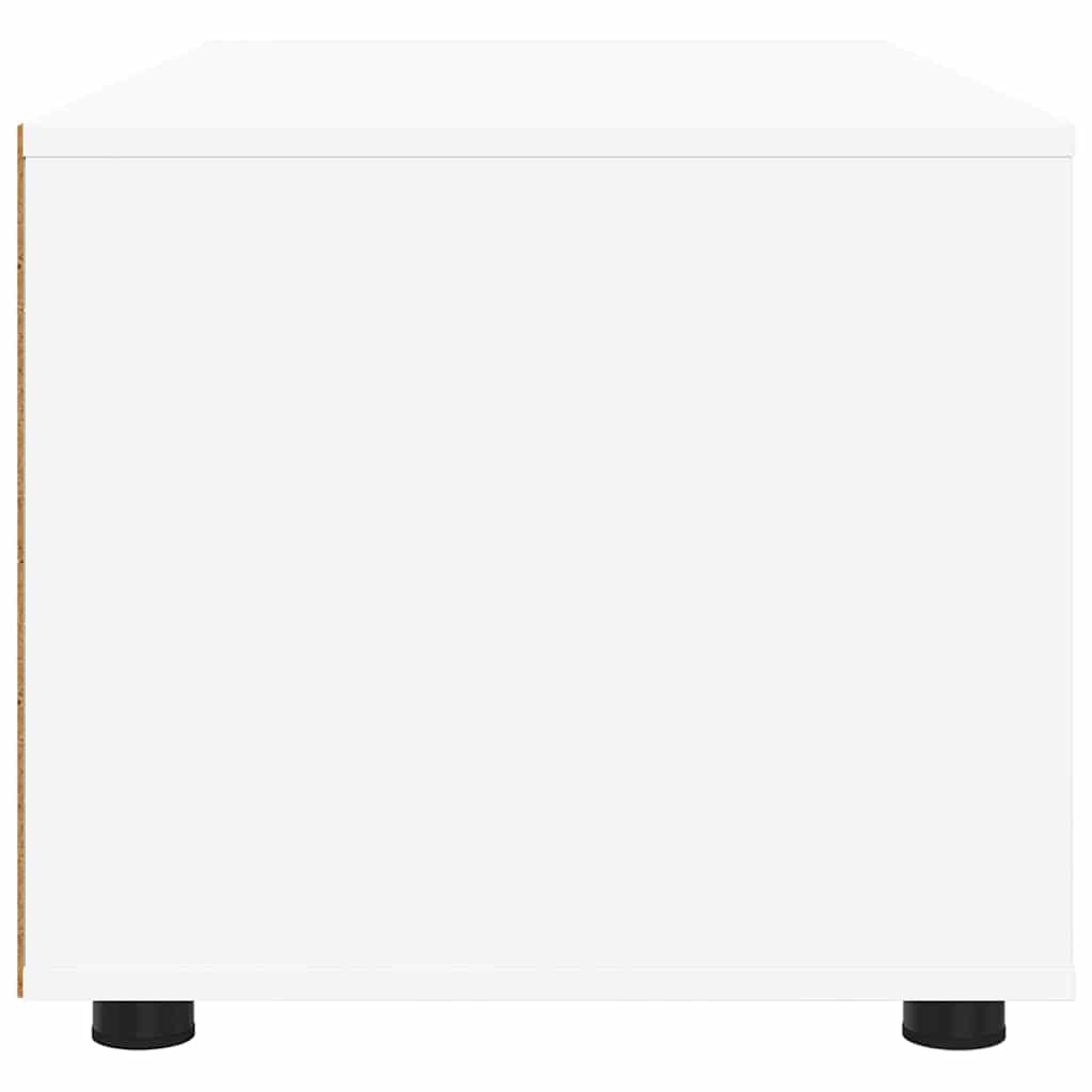 TV-kast met lade Wit 100 x 48 x 43 cm Bewerkt hout