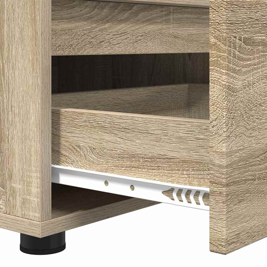 TV-kast met lade Sonoma Eiken 100 x 48 x 43 cm Bewerkt hout