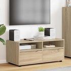 TV Cabinet with Drawer Sonoma Oak 100 x 48 x 43 cm Engineered Wood