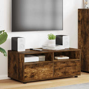 Tv-kast 100x48x43 cm gerookt eiken