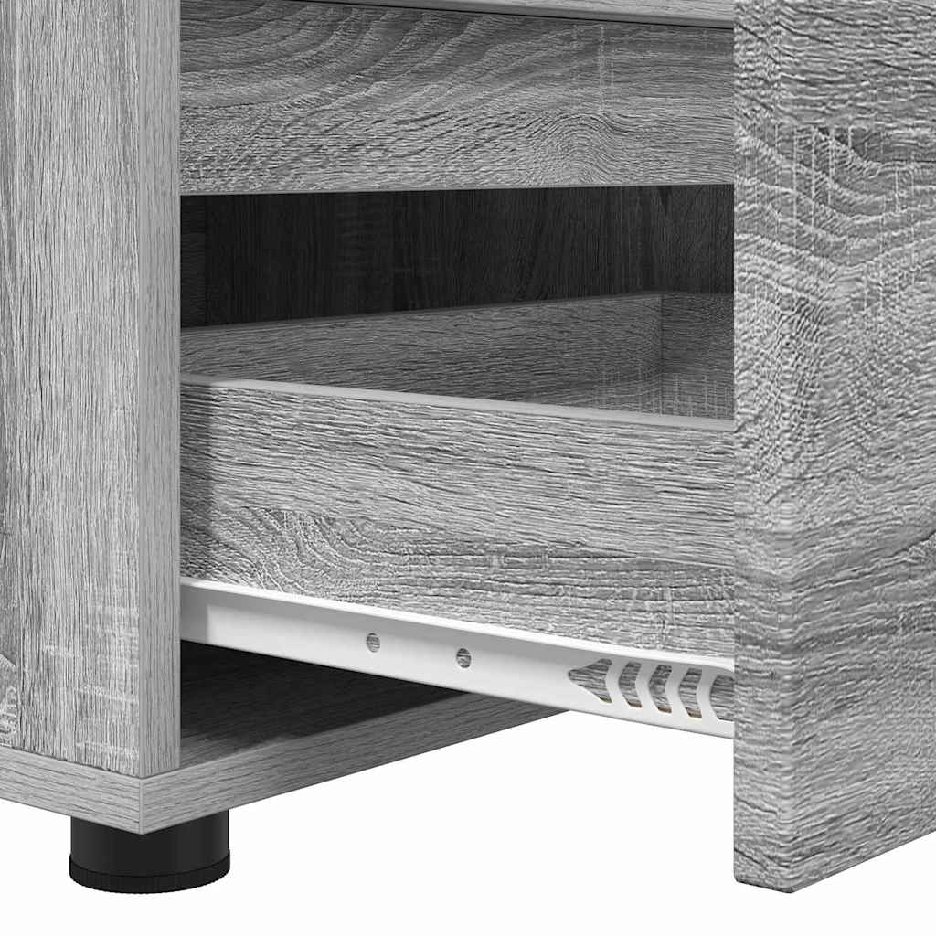 TV-kast met lade Grijs Sonoma 100 x 48 x 43 cm Bewerkt hout