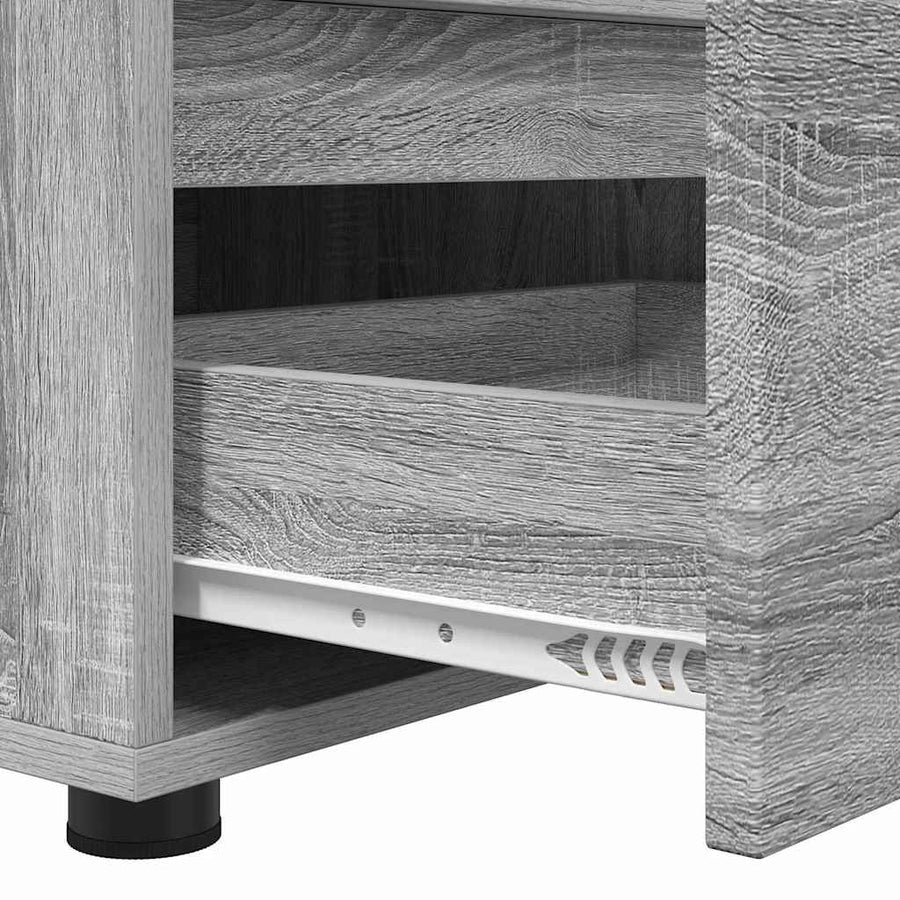 TV-kast met lade Grijs Sonoma 100 x 48 x 43 cm Bewerkt hout