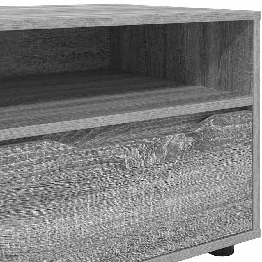 TV-kast met lade Grijs Sonoma 100 x 48 x 43 cm Bewerkt hout