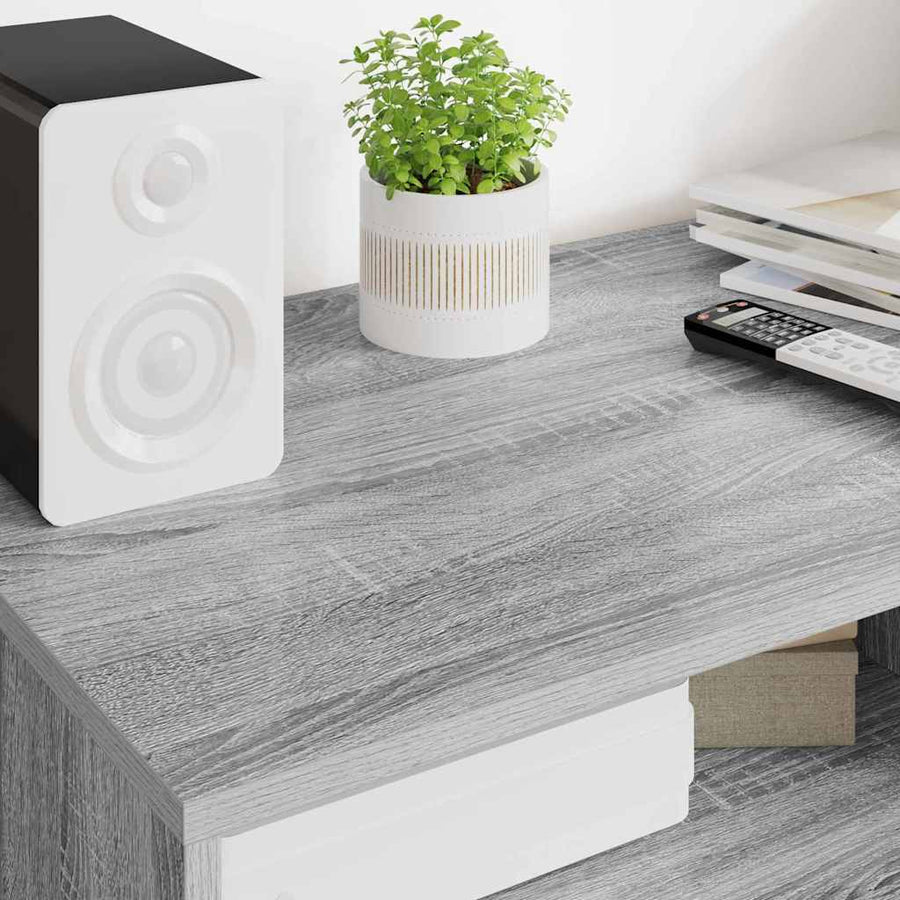 TV-kast met lade Grijs Sonoma 100 x 48 x 43 cm Bewerkt hout