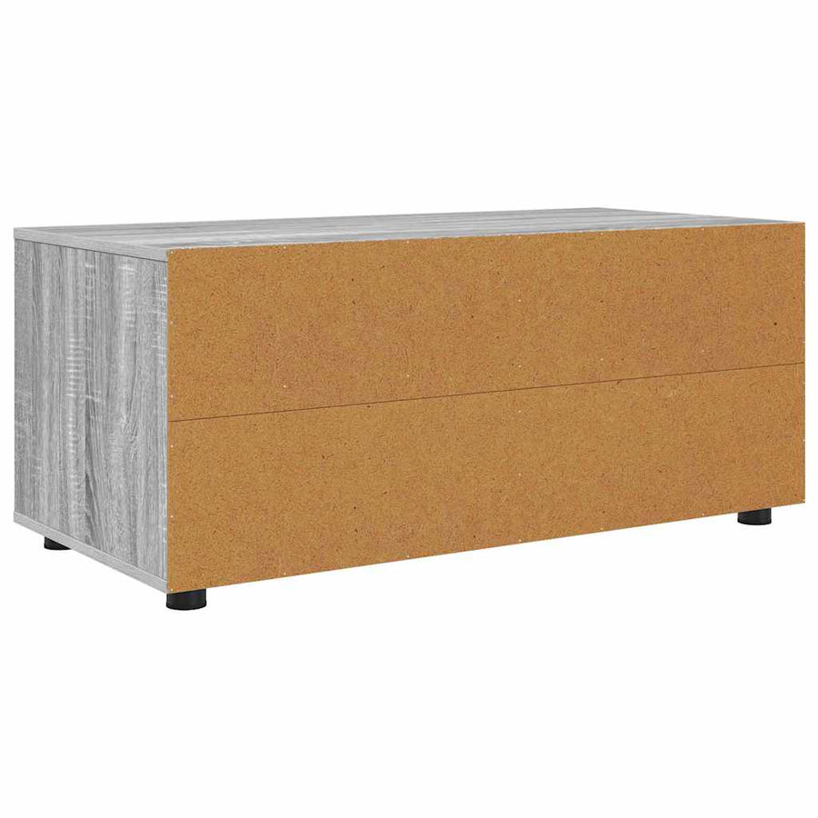 TV-kast met lade Grijs Sonoma 100 x 48 x 43 cm Bewerkt hout