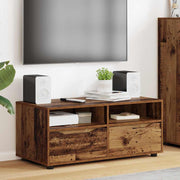 Tv-kast 100x48x43 cm oud hout