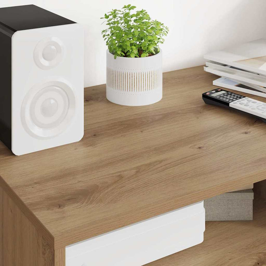 TV-kast met lade Artisan Eiken 100 x 48 x 43 cm Bewerkt hout