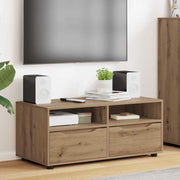 Tv-kast 100x48x43 cm Artisan eiken bewerkt hout