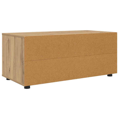 TV-kast met lade Artisan Eiken 100 x 48 x 43 cm Bewerkt hout