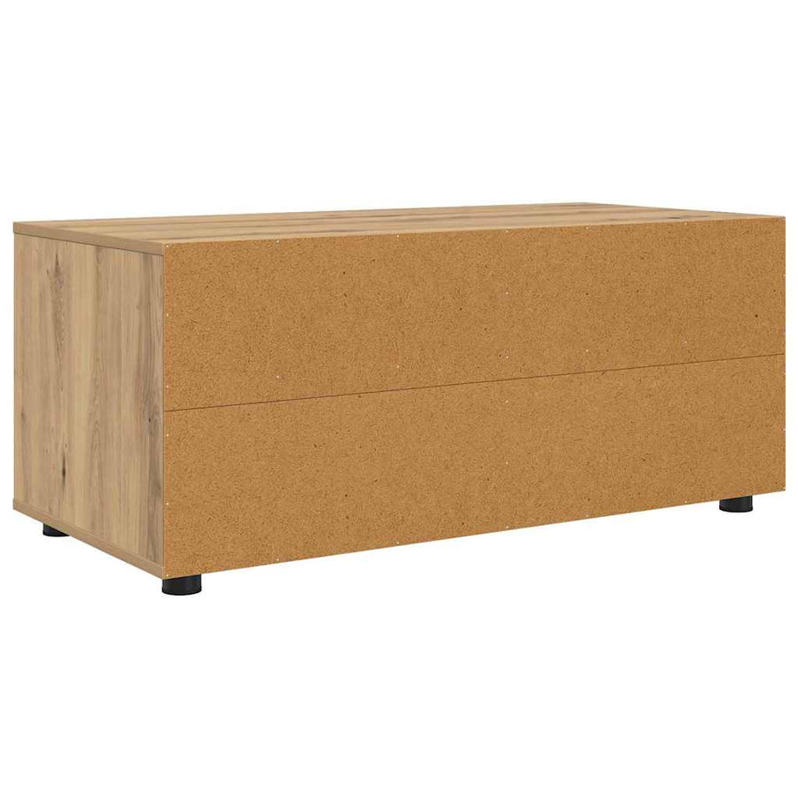 TV-kast met lade Artisan Eiken 100 x 48 x 43 cm Bewerkt hout
