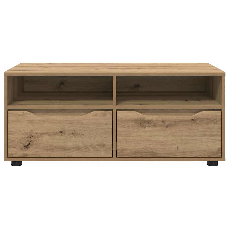 TV-kast met lade Artisan Eiken 100 x 48 x 43 cm Bewerkt hout