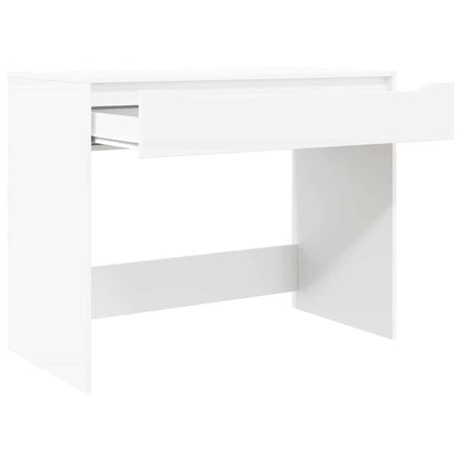 Bureau met lade met opslag Wit 100 x 50 x 78 cm Bewerkt hout