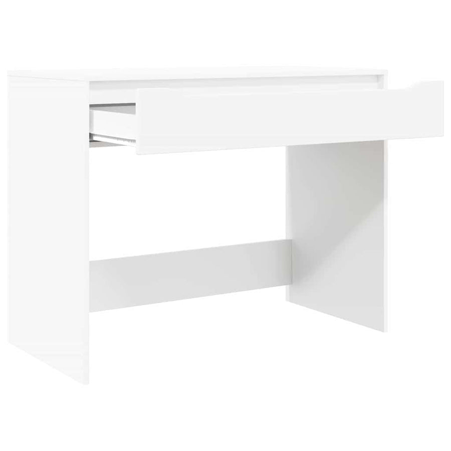 Bureau met lade met opslag Wit 100 x 50 x 78 cm Bewerkt hout