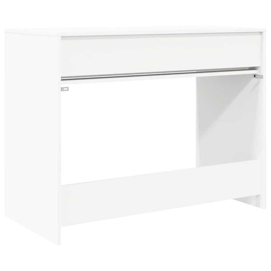 Bureau met lade met opslag Wit 100 x 50 x 78 cm Bewerkt hout