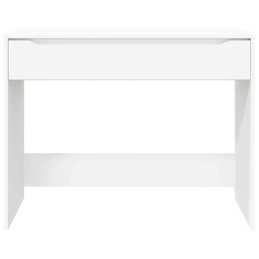 Bureau met lade met opslag Wit 100 x 50 x 78 cm Bewerkt hout