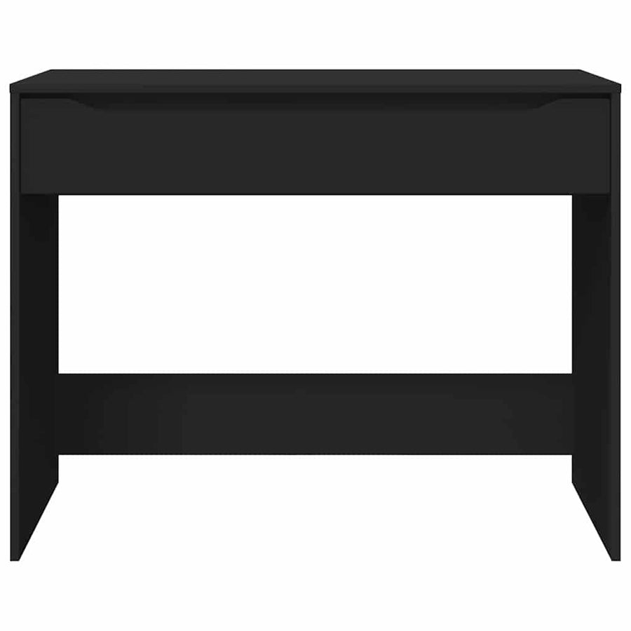 Bureau met lade met opslag Zwart 100 x 50 x 78 cm Bewerkt hout