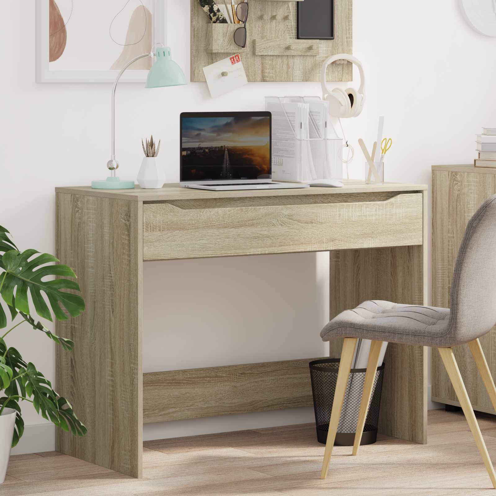 Bureau Sonoma Eiken 100 x 50 x 78 cm Geconstrueerd hout