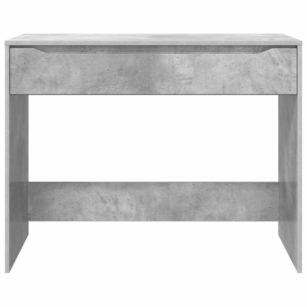 Bureau met lade Beton Grijs 100 x 50 x 78 cm Bewerkt hout