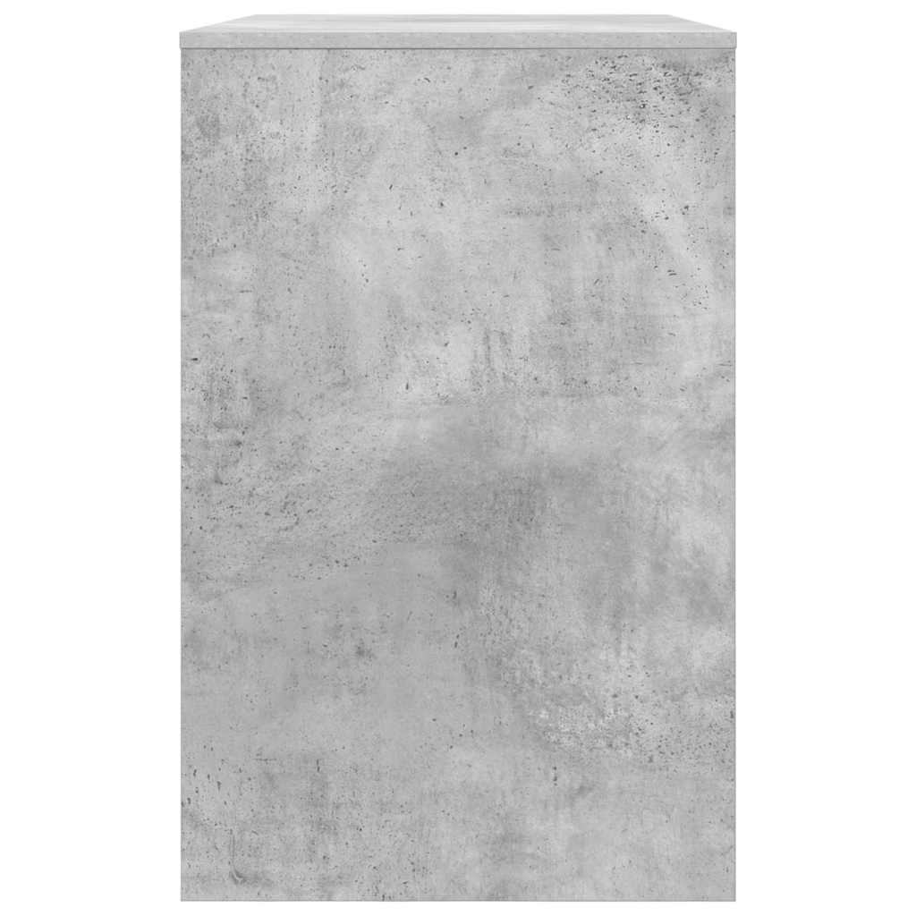Bureau met lade Beton Grijs 100 x 50 x 78 cm Bewerkt hout