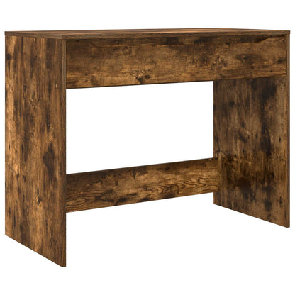 Bureau met Lade Gerookt eiken 100 x 50 x 78 cm Bewerkt hout