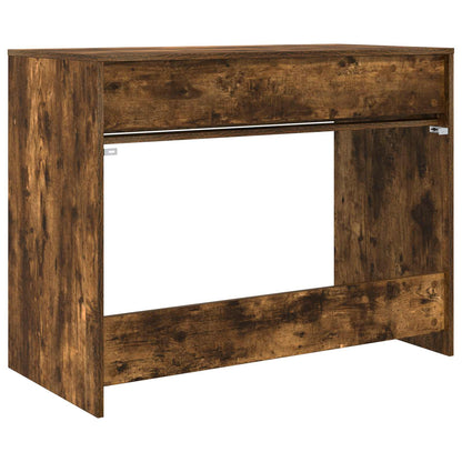 Bureau met Lade Gerookt eiken 100 x 50 x 78 cm Bewerkt hout