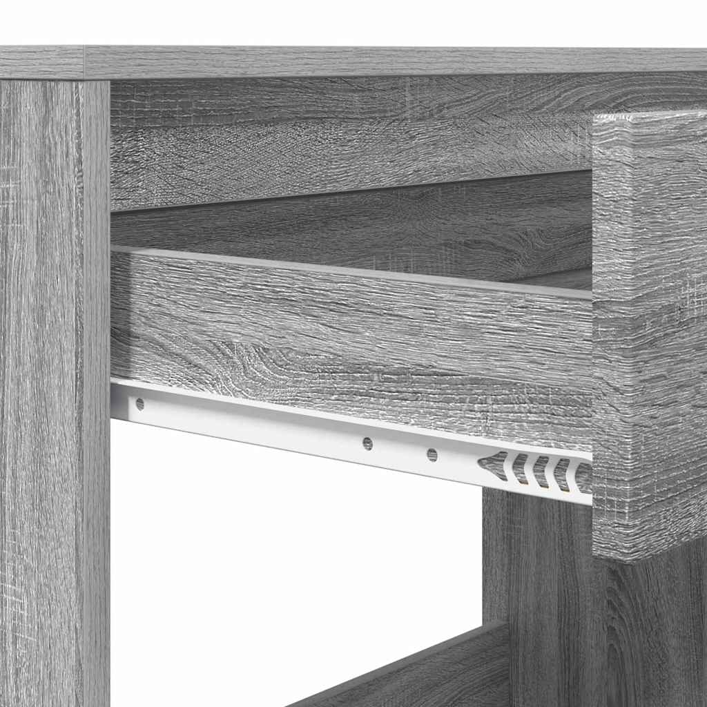Bureau met lade Grijs Sonoma 100 x 50 x 78 cm Bewerkt hout