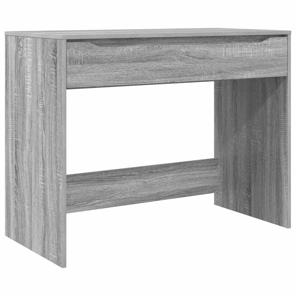 Bureau met lade Grijs Sonoma 100 x 50 x 78 cm Bewerkt hout