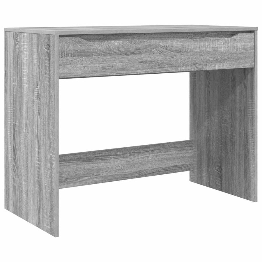 Bureau met lade Grijs Sonoma 100 x 50 x 78 cm Bewerkt hout