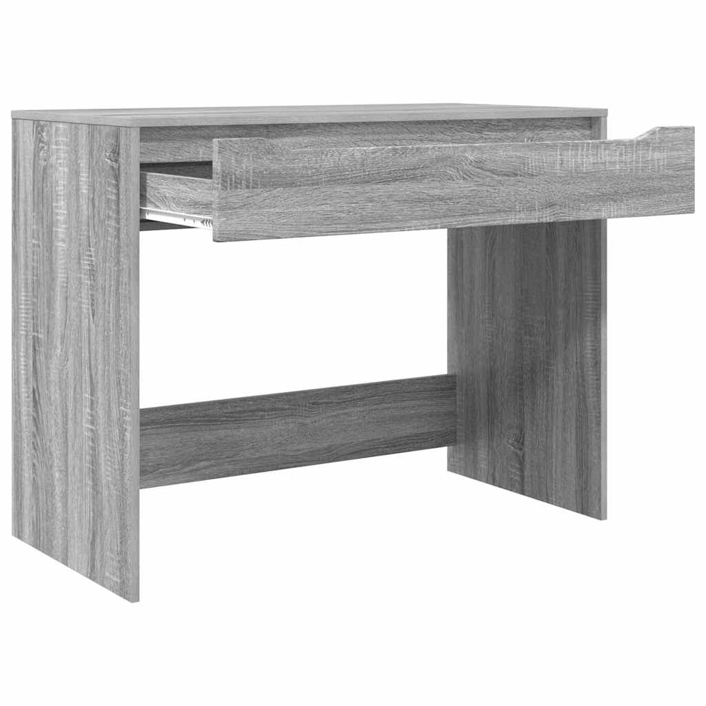 Bureau met lade Grijs Sonoma 100 x 50 x 78 cm Bewerkt hout