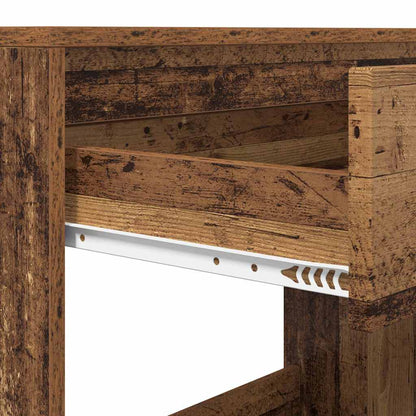 Bureau met lade Oud Hout 100 x 50 x 78 cm Bewerkt hout