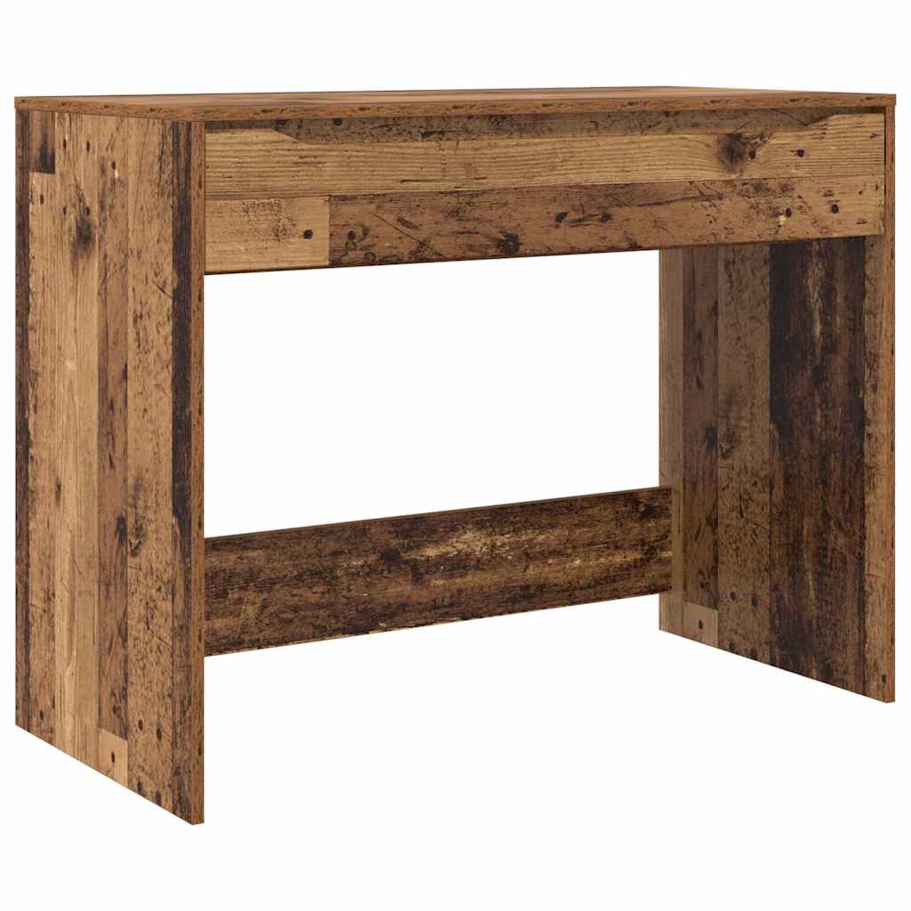 Bureau met lade Oud Hout 100 x 50 x 78 cm Bewerkt hout