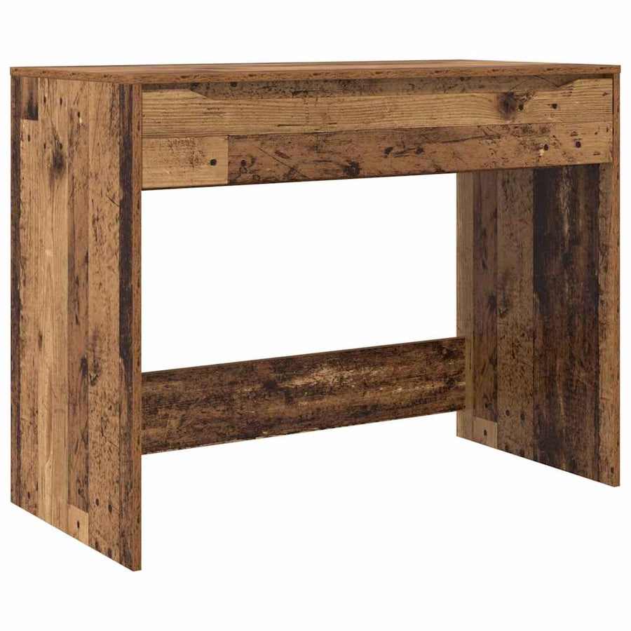 Bureau met lade Oud Hout 100 x 50 x 78 cm Bewerkt hout