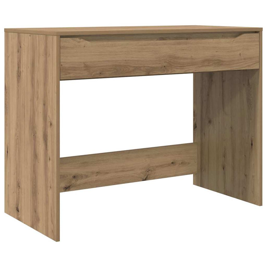 Bureau met lade Artisan Eiken 100 x 50 x 78 cm Bewerkt hout