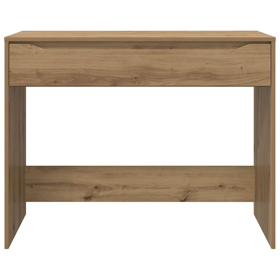 Bureau met lade Artisan Eiken 100 x 50 x 78 cm Bewerkt hout