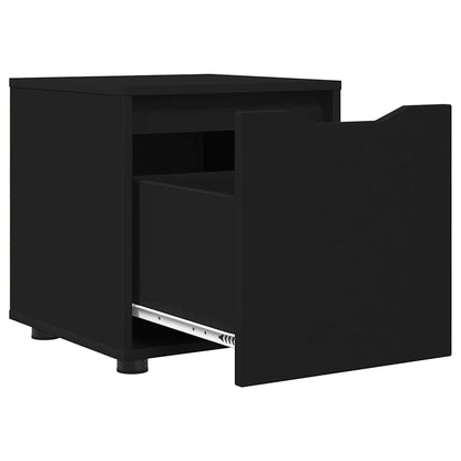 Badkamer Kast Zwart 40,5 x 40 x 44 cm Bewerkt hout