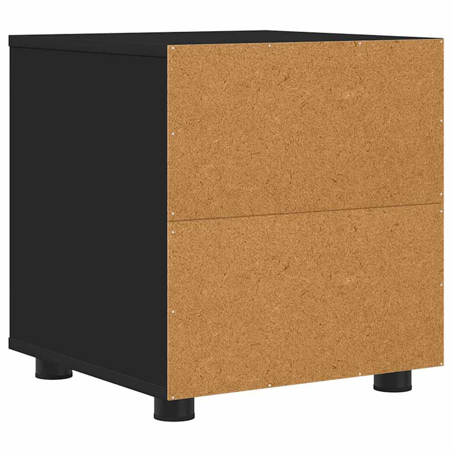 Badkamer Kast Zwart 40,5 x 40 x 44 cm Bewerkt hout