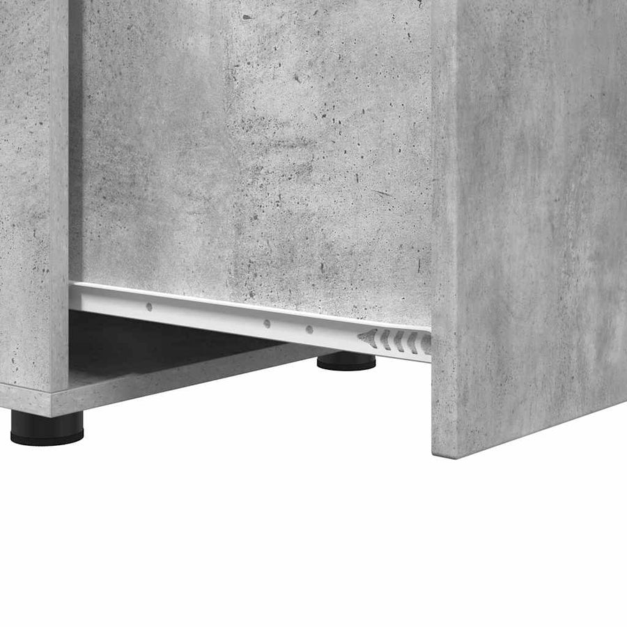 Badkamer Kast Beton Grijs 40,5 x 40 x 44 cm Bewerkt hout