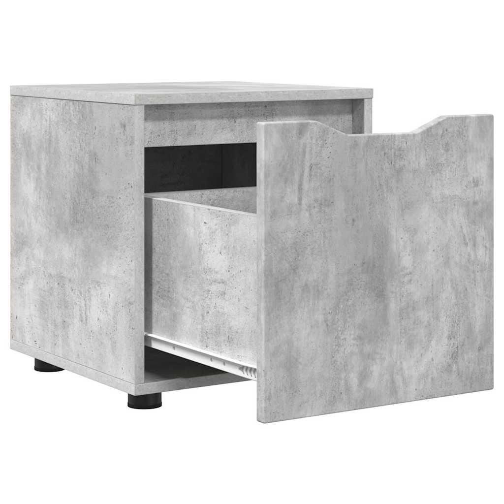 Badkamer Kast Beton Grijs 40,5 x 40 x 44 cm Bewerkt hout