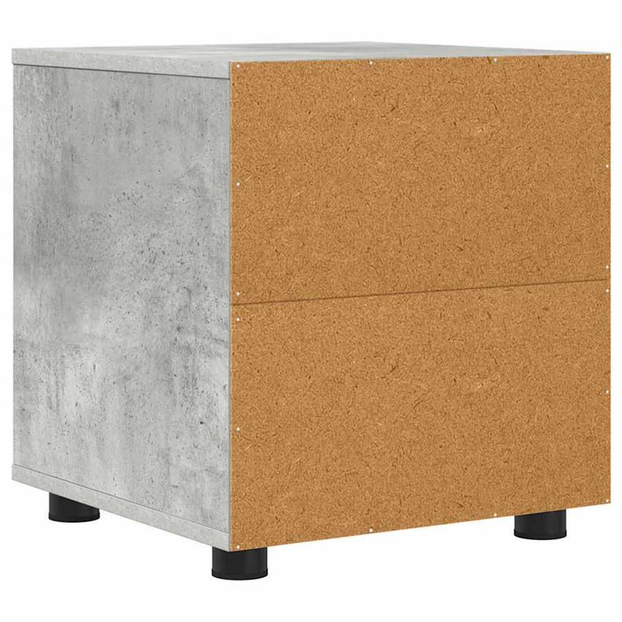 Badkamer Kast Beton Grijs 40,5 x 40 x 44 cm Bewerkt hout