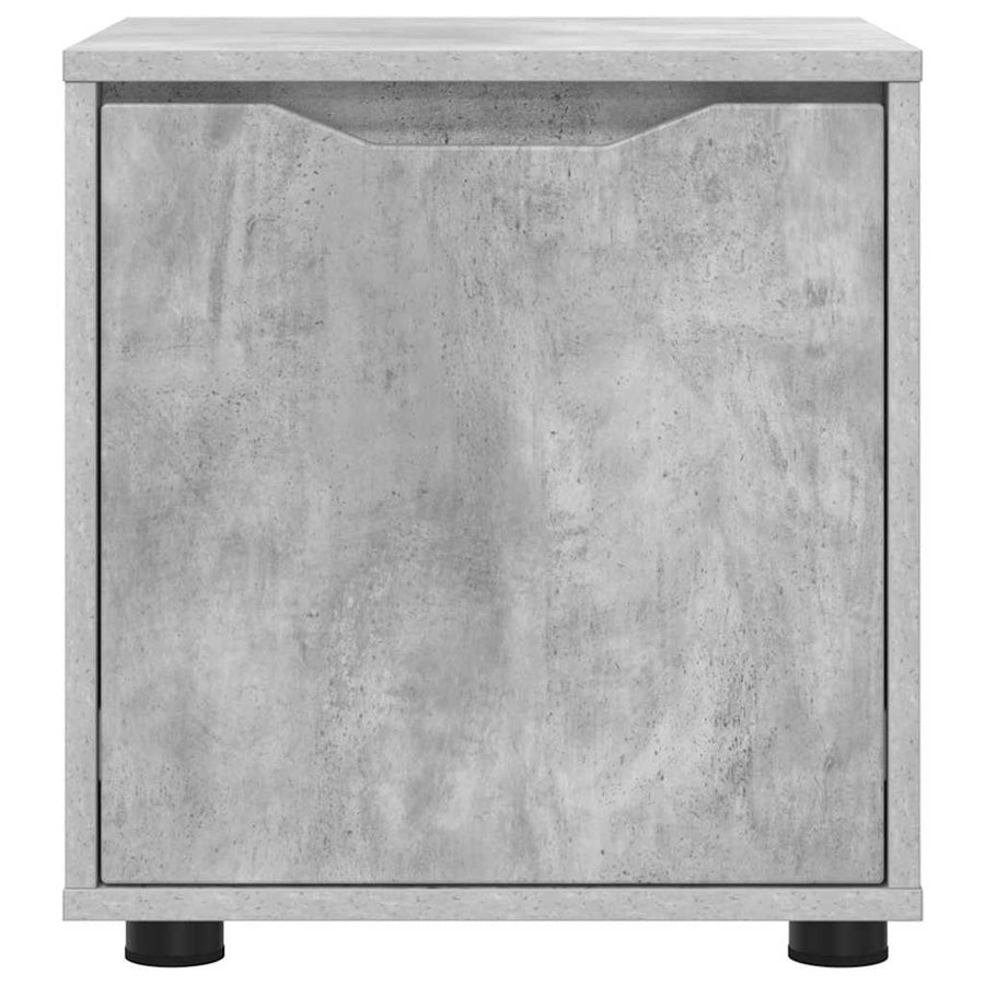 Badkamer Kast Beton Grijs 40,5 x 40 x 44 cm Bewerkt hout